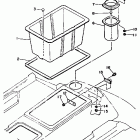 WAVE RUNNER III - WRA650R Hull deck 2