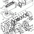 WAVE RUNNER III - WRA650RA Выхлопная система 1