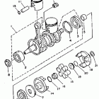 WAVE RUNNER VXR - WRB650R Коленчатый вал и Поршень