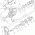 WAVE RUNNER - WR500R Коленчатый вал и Поршень