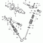 400-500 4x4 Cam shaft valve assembly