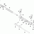 500 Auto Gear shift assembly