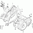 400 500 FIS Manual Crankcase cover assembly