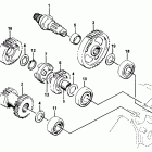 400 500 FIS Manual Secondary transmission assembly (4x4)