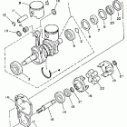 WAVE RUNNER - WR500Q Коленчатый вал и Поршень
