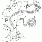 Wave Runner III-WR650Q Топливная магистраль