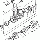 SJ 650 Коленчатый вал и Поршень