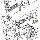 WAVE RUNNER LX - WR650D Выхлопная система 1