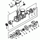 Wave Runner III Коленчатый вал и Поршень