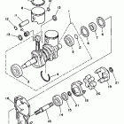 Wave Runner 500 Коленчатый вал и Поршень