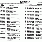 WAVE JAMMER-WJ500D Комплект прокладок