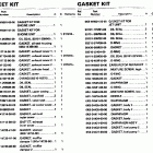 Wave Runner 500 Комплект прокладок