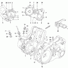 250 300 Crankcase cover assembly