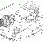250 300 Опора двигателя и вариатор
