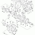 250 300 Differential gear assembly (4x4)