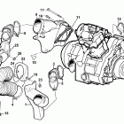 500 Auto Корпус и патрубки охлаждения