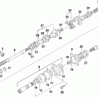 500 Auto Вторичный привод в сборе