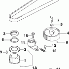 J60PL4SDM Timing belt  /  pulley