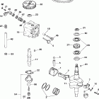 J6R4STS Cylinder head & crankshaft