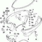 J10TBL4SR (M and F) Нижний кожух двигателя