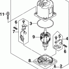 J200CX4SRS Power trim / tilt motor