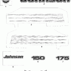J150CXSRM Наклейки Белая модель