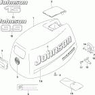 J15RL4SNF 4-Stroke, Tiller,  Rope, Carburetor, White, 20 Капот