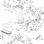 J50PLSNF Oil Injection, 20 in., White, Remote, Elec, TNT, Exhaust housing  /  stern bracket
