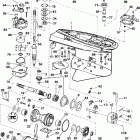 J175PLSIF elec start, TNT, 20 in shaft Gearcase - standard rotation - vl, vx models