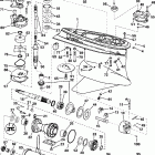 RJ225PLSIF elec start, TNT, 20 in shaft Gearcase - standard rotation - vl - hgl models