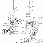 J5RLSIM Rope Start, Tiller, 20 IN. shaft Редуктор