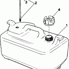 J25ELSIC elec start, remote, 20 in shaft Топливный бак - 6 галлон