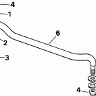 J50ELSIF elec start, 20 in shaft Комплект Тяги рулевого механизма
