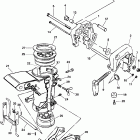 J5RLSIM Rope Start, Tiller, 20 IN. shaft Stern and swivel bracket