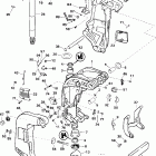 RJ225PLSIF elec start, TNT, 20 in shaft Stern & swivel bracket