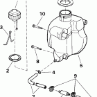 J4RLSIB Rope Start, Tiller, 20 IN. shaft Топливный бак