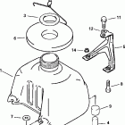 J5RLSIM Rope Start, Tiller, 20 IN. shaft Топливный бак