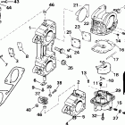 RJ225PLSIF elec start, TNT, 20 in shaft Carburetor & linkage - 200