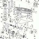 J200PLSSC Elec. Start, TNT, 20 IN. shaft Gearcase - standard rotation - hg, hgl models