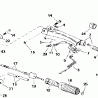 J40RSSM Rope Start, Tiller, 15 IN. shaft Румпель