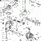 J150SPLSSC Elec. Start, TNT, 20 IN. shaft Fuel bracket & components