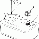 J25ESSS Elec. Start, 15 IN. shaft Топливный бак