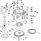 J30JRSSB Jet Drive, Rope Start, Tiller, 15 IN. shaft Ручной стартер