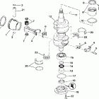 J30JRSSB Jet Drive, Rope Start, Tiller, 15 IN. shaft Коленчатый вал & Поршень