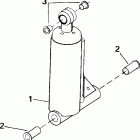 J40RSSM Rope Start, Tiller, 15 IN. shaft Цилиндр наклона