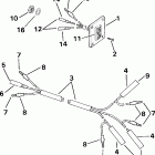 J40RSSM Rope Start, Tiller, 15 IN. shaft Удаленный переключатель наклона- 40 сил только