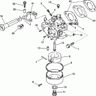 J5RSSA Rope Start, Tiller, 15 IN. shaft Карбюратор