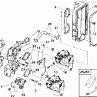 J30JRSSB Jet Drive, Rope Start, Tiller, 15 IN. shaft Впускной коллектор