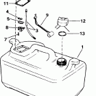BJ70PLEEE Топливный бак- 6 gallon