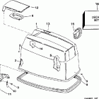 E50TTLECA Engine cover -- evinrude